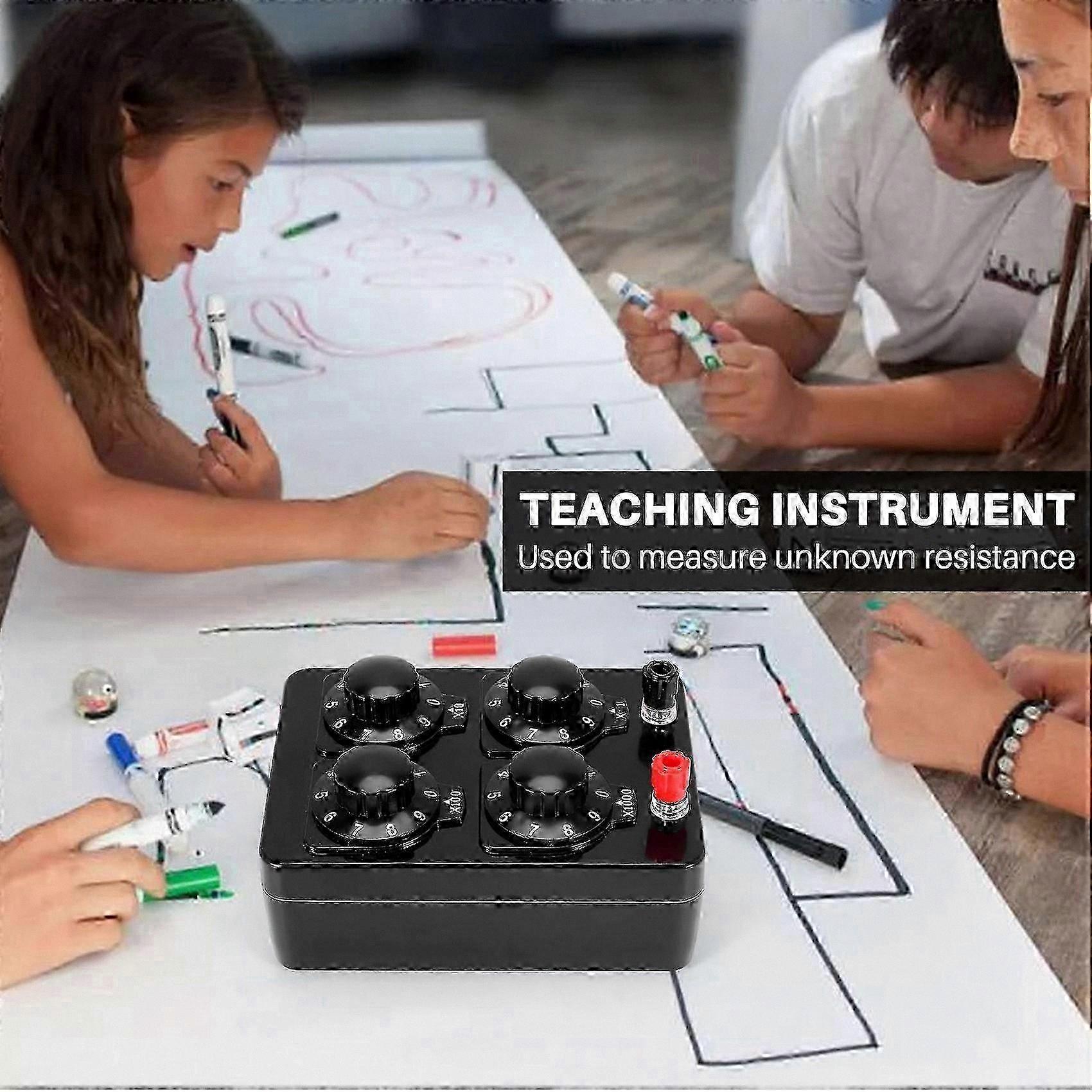 Precision Variable Resistor 0-9999 Ohm Decade Box for Educational Use