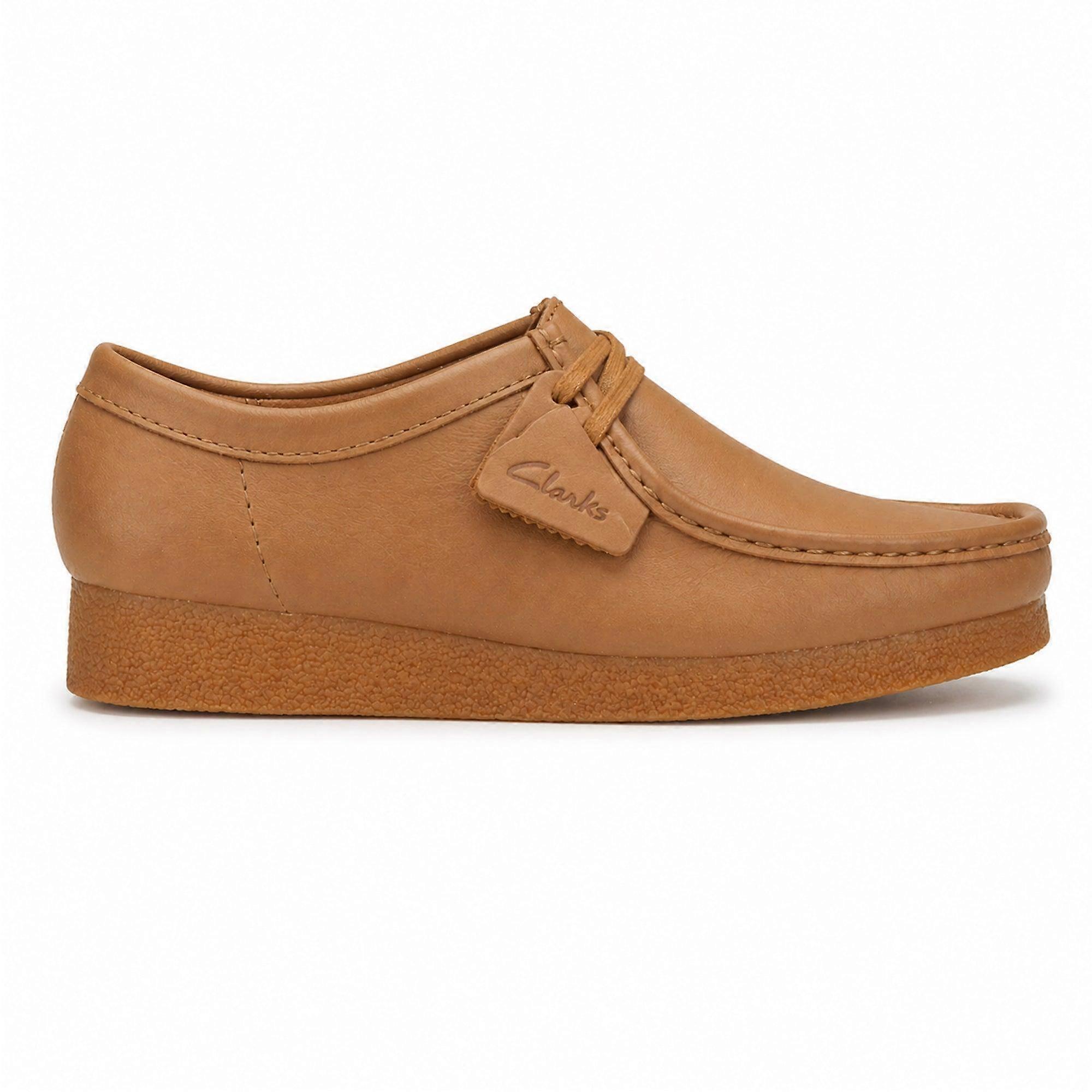 Clarks Originals Wallabee Evo Leather Shoes Tan