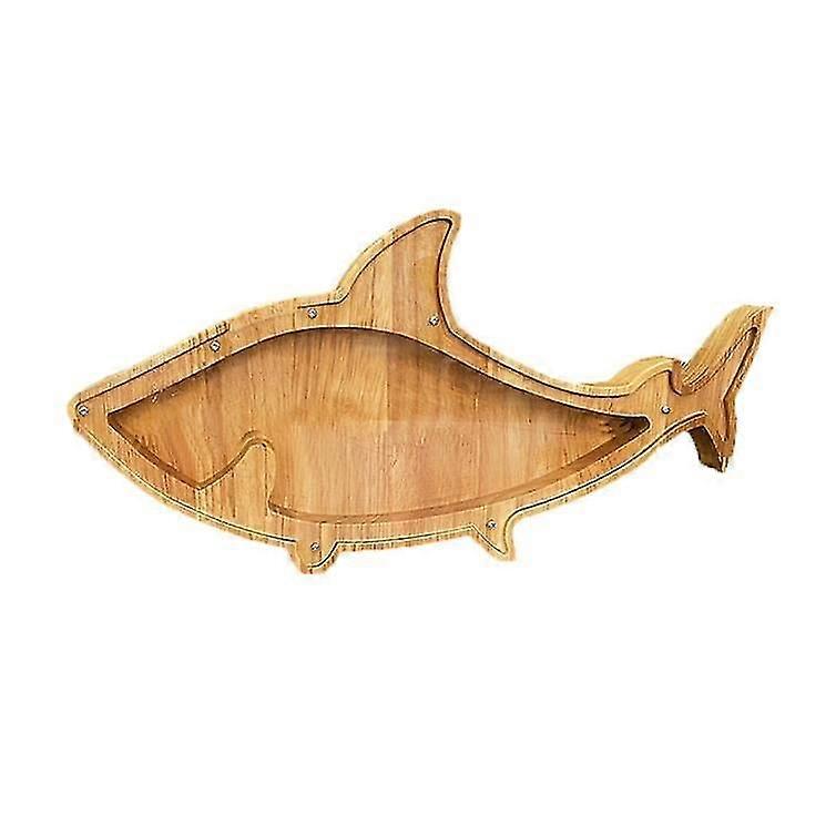Houten Vis Spaarpot