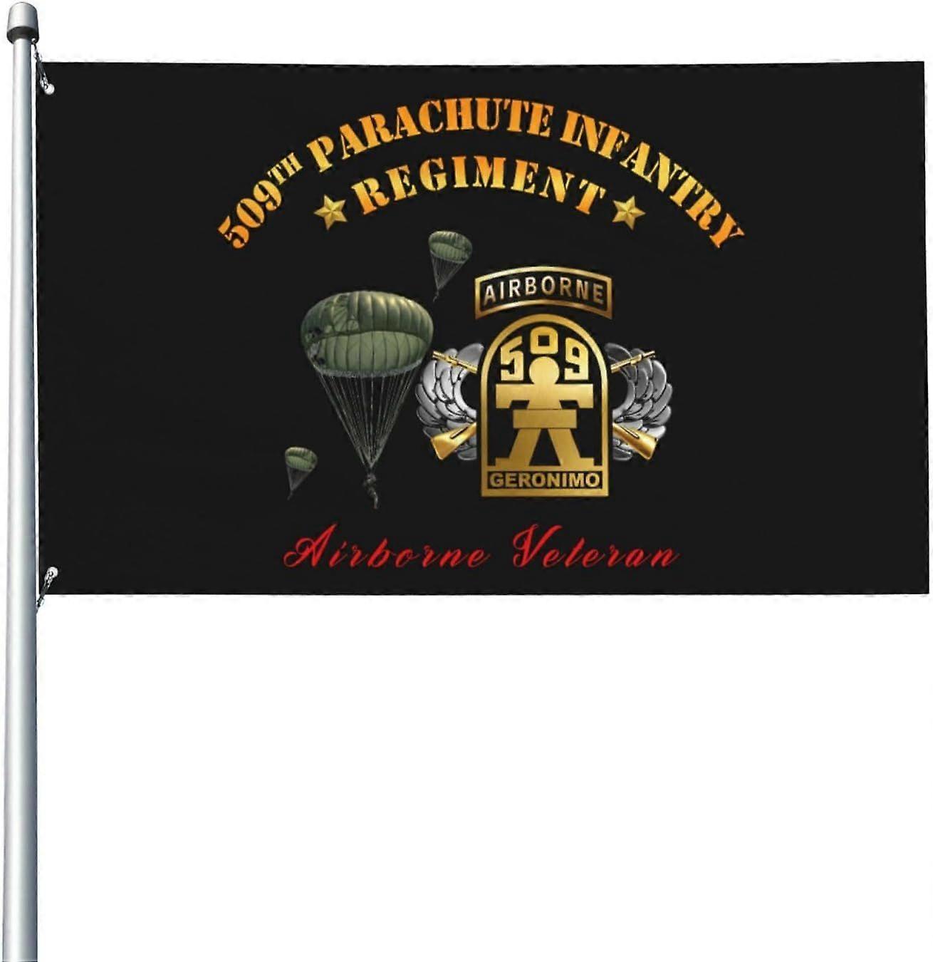 Drapeau de vétéran aéroporté du 509e régiment d'infanterie parachutiste YF0004