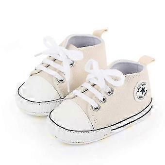 Toile Baskets Bébé Garçons Filles Chaussures First Walkers Nourrisson Tout-petit Anti-Slip Semelle Souple Classique Nouveau-né Chaussures Bébé 0-18 Mois