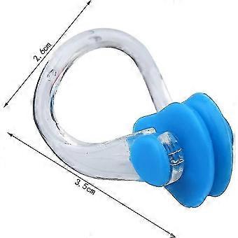 6-Pack Silicone Swimming Nose Clips for Kids and Adults, Non-Toxic Comfortable Swim Training Protector with Bright Colors and Anti-Slip Design