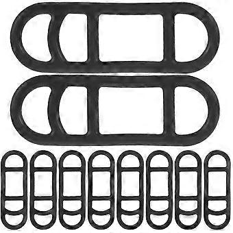 10pcs fiets licht mount riem fiets licht mount zaklampen riem stevige lichten riem