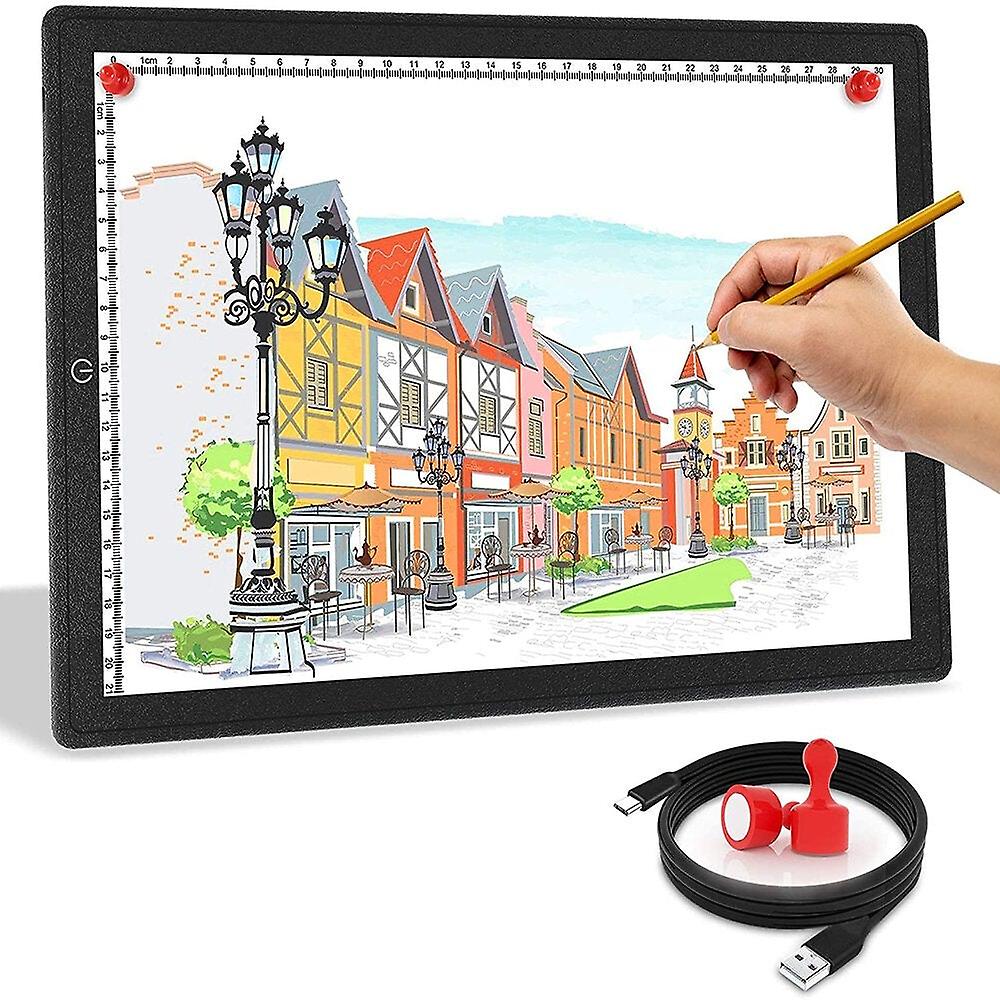 A3/a4 Touch Dimmable Usb Led Light Drawing Copy Pad Tablet With Magnet Ultra-thin Portable Diamond Painting Board Kit For Students Artists