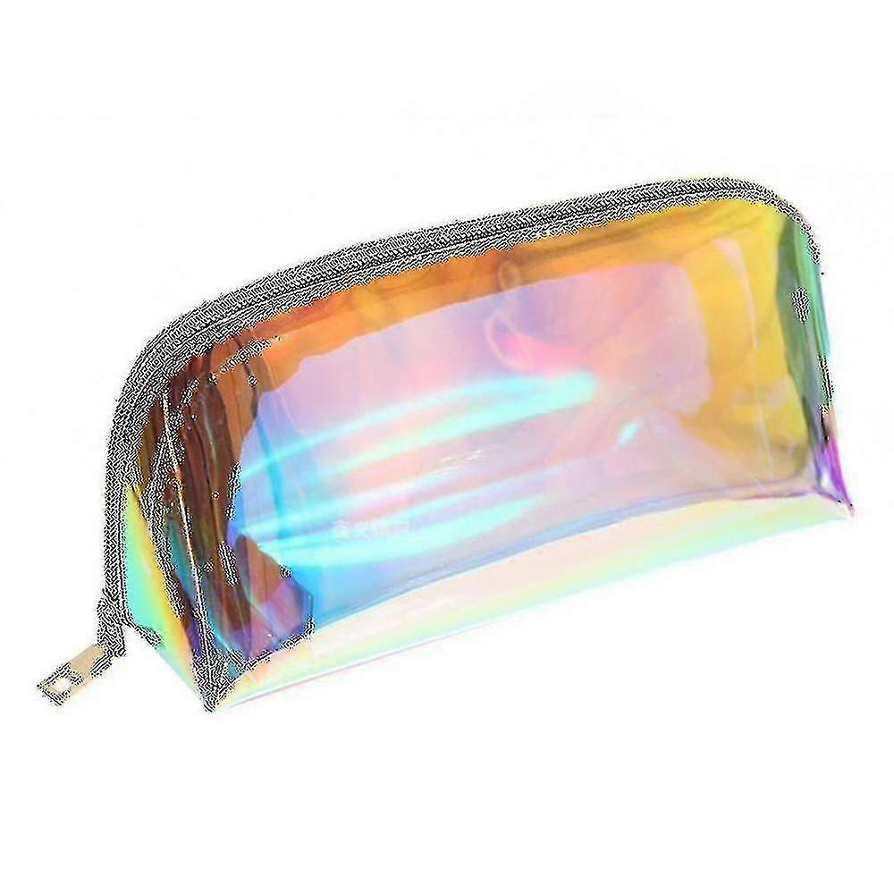 Transparent Waterproof And Durable Makeup Bag(medium)(white)