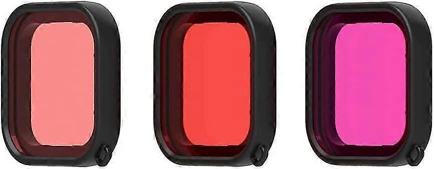 Camera Diving Filter Photography Camera Lens Cover Filter Camera Diving Filter Camera Protector (multi-color) (3pcs)