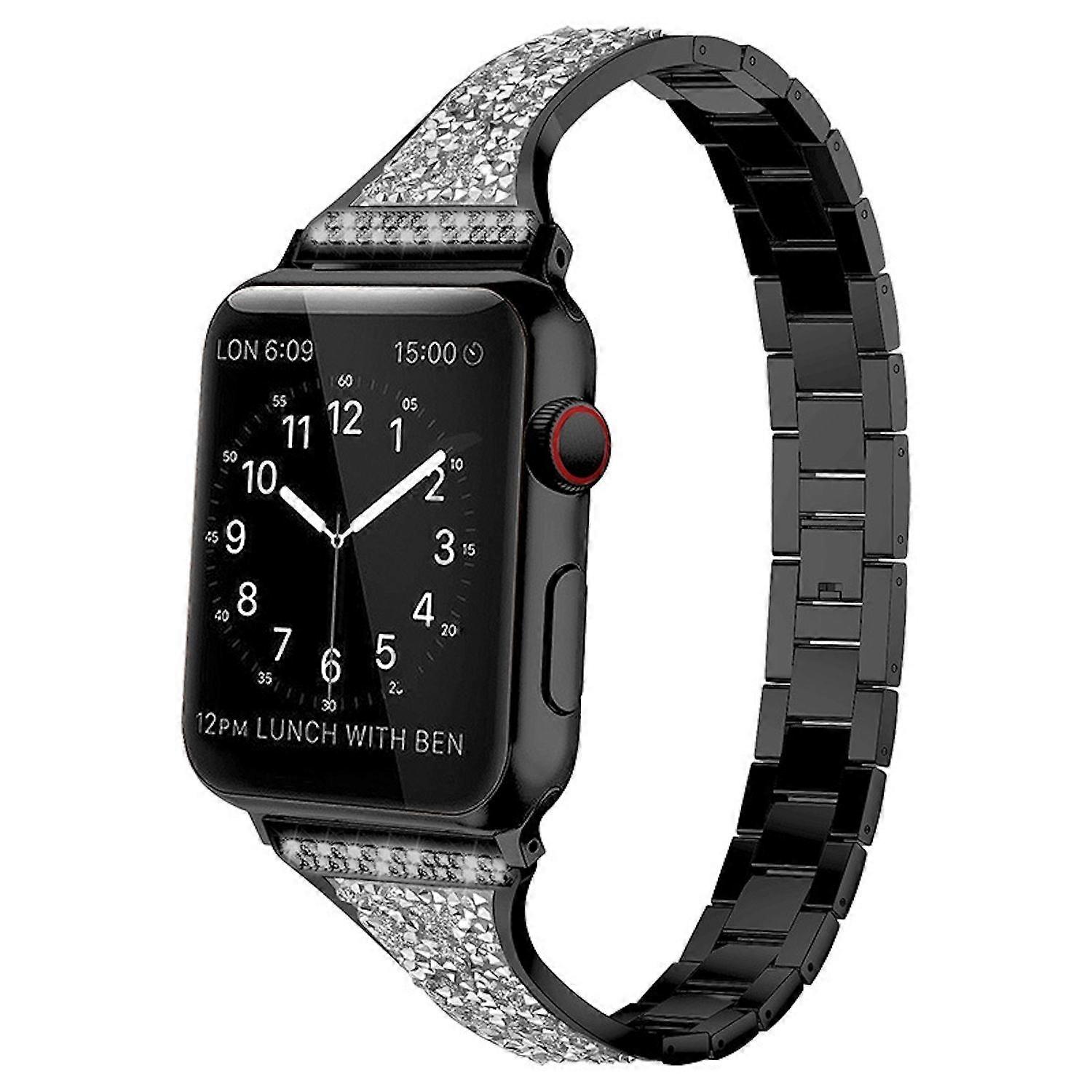 For Apple Watch Series 11 10 42mm / 9 8 7 41 / 6 SE 5 4 40mm Diamond Style Band