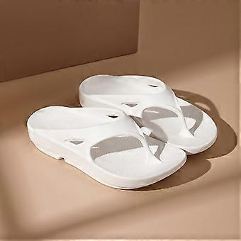 Flip-flops for kvinner og menn med tykk såle fra EVA, sklisikre, uformelle sommertøfler for strand