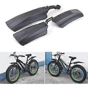 Bicycle Mudguard,26 Inch Plastic Bike Front  Rear Fenders Durable Tyre Mudguards For Fat Tire Mountain Bike