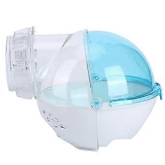 Roue d'exercice pour hamster de 13 cm, jouet en plastique pour petits animaux de compagnie (bleu) LS