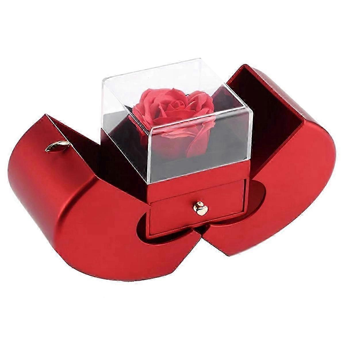 Eternal Flower Drawer Proposal Ring Box