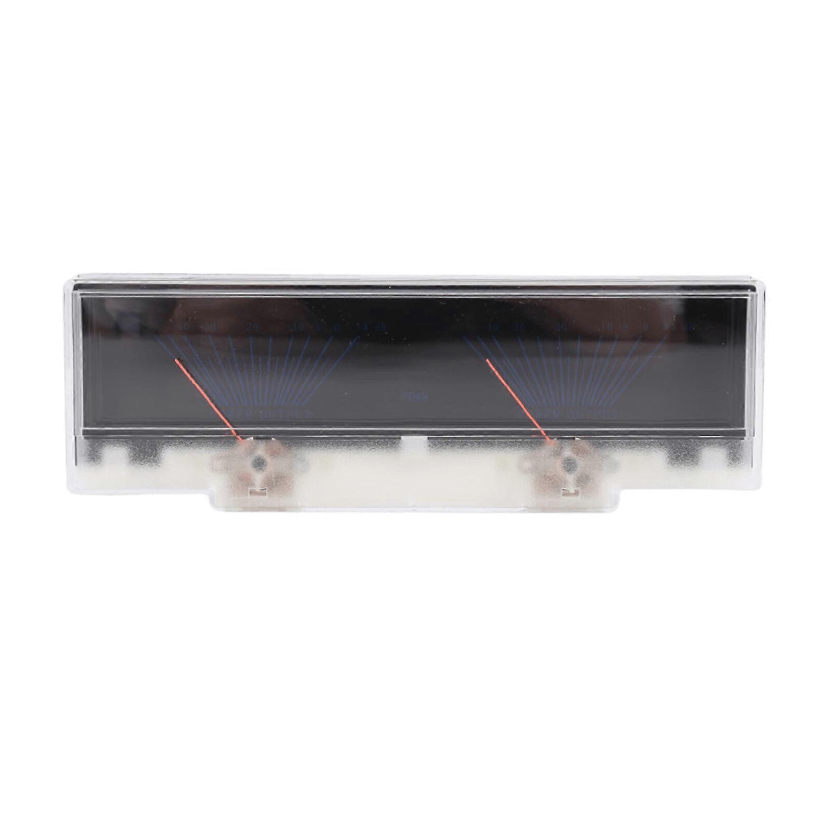 VU Meter Audio Power Amplifier Panel Dual Analog Level DB Meter with BackLight