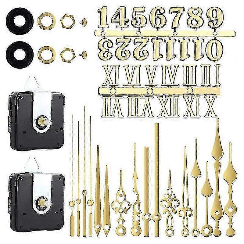 Clock Mechanism Silent Quartz Movement Machine Wall Hands Pointer Set for Replacing Clock Replacement Parts