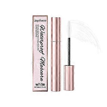 Waterproof White Mascara for Eyelashes, Long lasting Charming Voluminous Cruelty Free Vegan Eye Makeup for Women