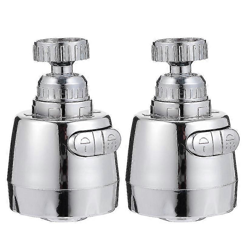 2pcs Splashproof Nozzle Rotatable Faucet Tap Extender Kitchen Diffuser Filter