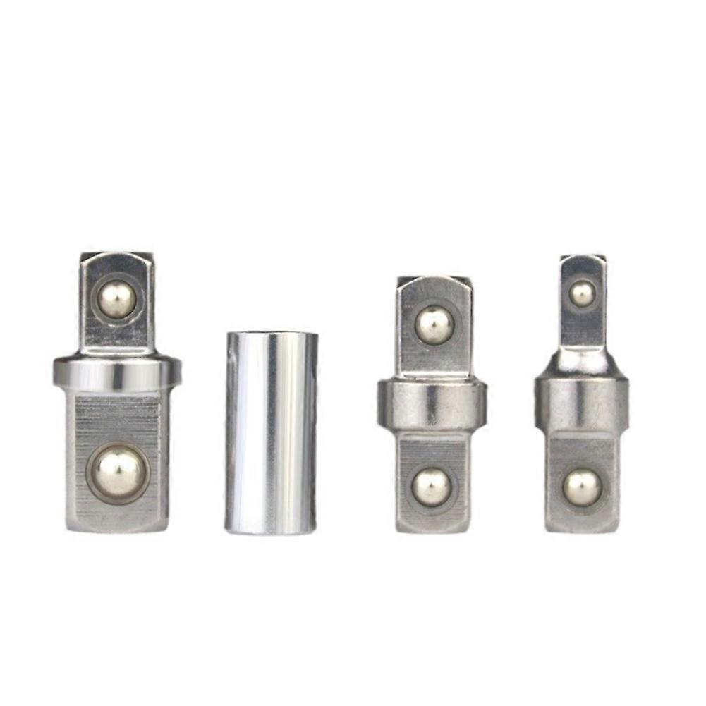 Socket Adapter Converter Reducer Set 1/2 1/4 And 3/8 Square Drive Adapter External Square Internal Hexagonal Socket Adaptor