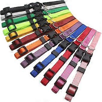 Puppy Whelping ID Collars Adjustable Breakaway Nylon 14 Pack Pet Identification Bands for Breeders
