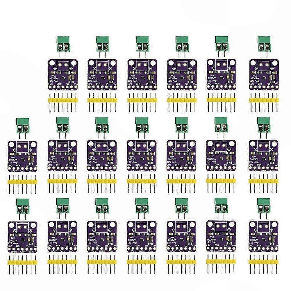 Filterless Audio Amplifier & DAC Decoder - 20pcs MAX98357 Module Board Compatible with Raspberry Pi, ESP32