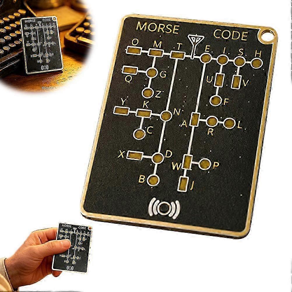 Morse Code Study Guide Pocket-Sized Tool For Commute Camping Practice