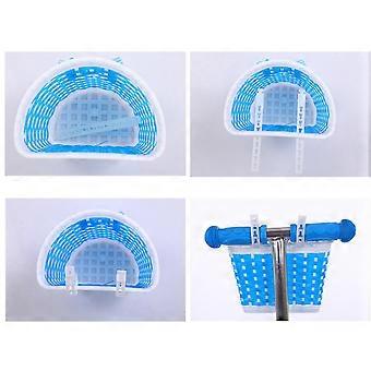 Blue Bowknot Bike Basket for Bike Use Front Basket for Children Girl