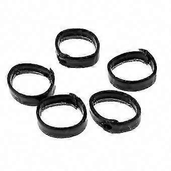 Lederarmbandschlaufenhalter, 5 Stück Endringe für 20/22/24 mm Uhrenarmbänder