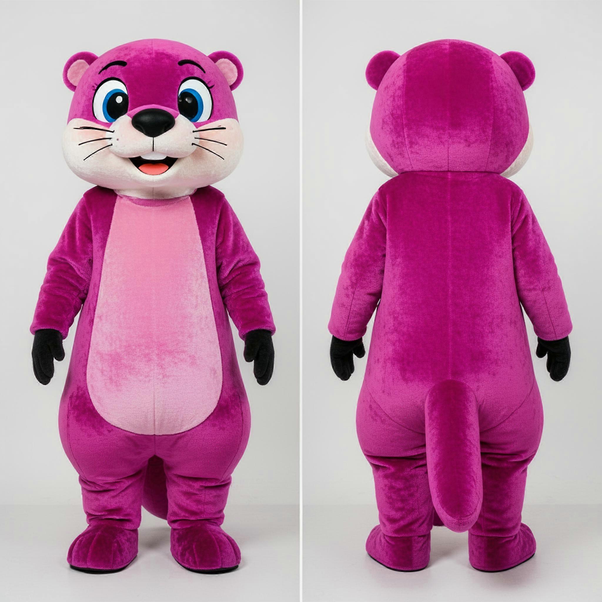 MASTICOT Magenta Playful Otter Mascot