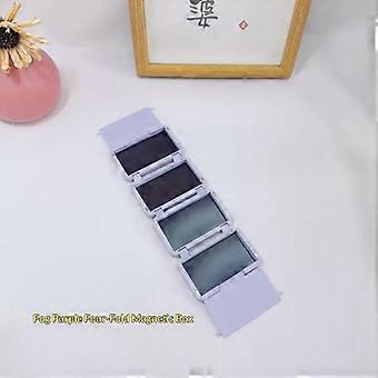 1Pcs Three-Fold Multi-Layer Self-Organized With Baffle Empty Magnetic Force Box Magnetic Disk Packaging Boxes Combination