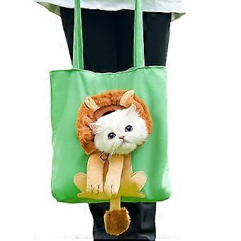 Cross‑Body Pet Sling Carrier for Small Dogs Cats, Breathable Mesh Hands‑Free Shoulder Bag, Adjustable Strap with Safety Leash, Lightweight Foldable