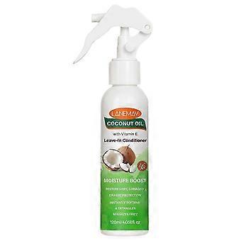 Coconut Oil LeaveIn Conditioner Moisture Boost, Detangling Spray with VitaminE for Dry, Damaged & ColourTreated Hair Frizz Control, SulfateFree-WHBYV