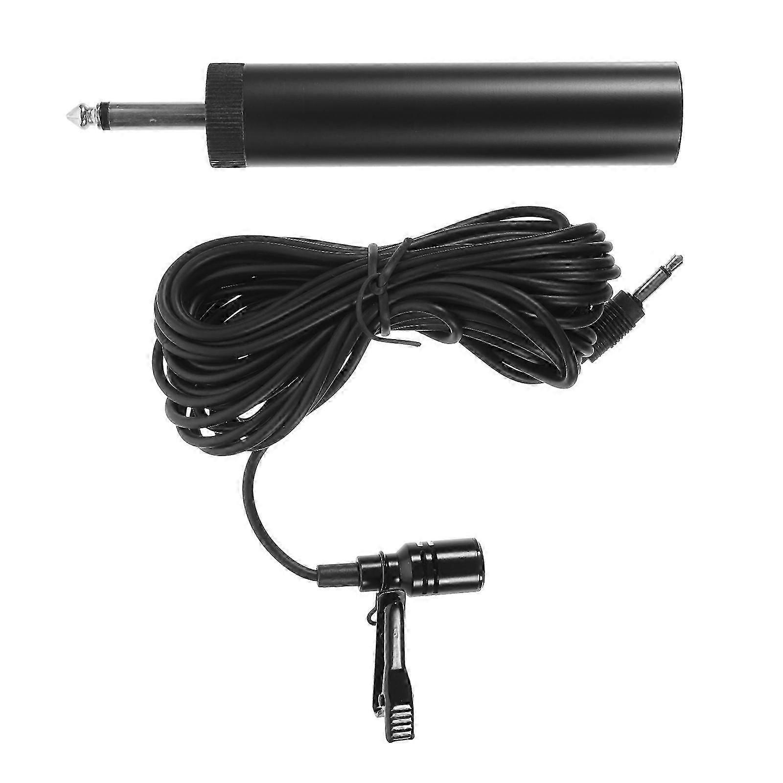 1 Set Multi-purpose 5m Wire Microphone Lavalier Microphone for Performance