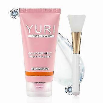 75ml for Collagen Night Wrapping Mask Deep Nourishment and Hydration - [Collagen Mask] This overnight collagen-infused mask creates a