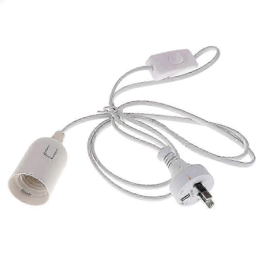 Cable Plug in Pendant Light Fitting with On/Off Switch E27 Lamp Holder AU