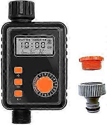 Automatic Irrigation Controller Watering Timer,Automatic Garden Watering System with Large Display,Timer and Micro-Spray compatible with Potted Plants