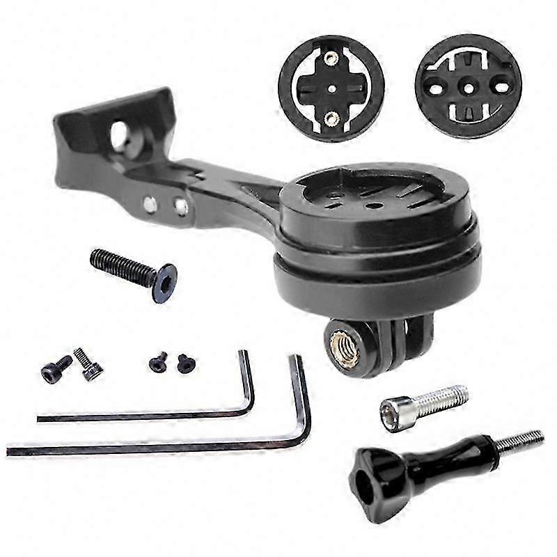 Secure Out-Front Position, Bicycle Computer Mount Compatible With Handlebars or Stems