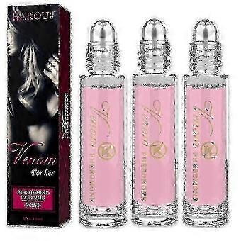 Pheromone Perfume Roller Balls, 3pcs 10ml Long-Lasting Fragrance for Women