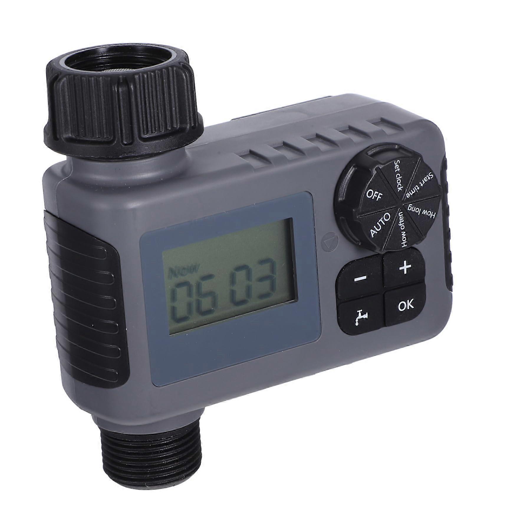 Garden Hose Timer with Easy Programmable Scheduling and Precision WaterSaving Irrigation Controller