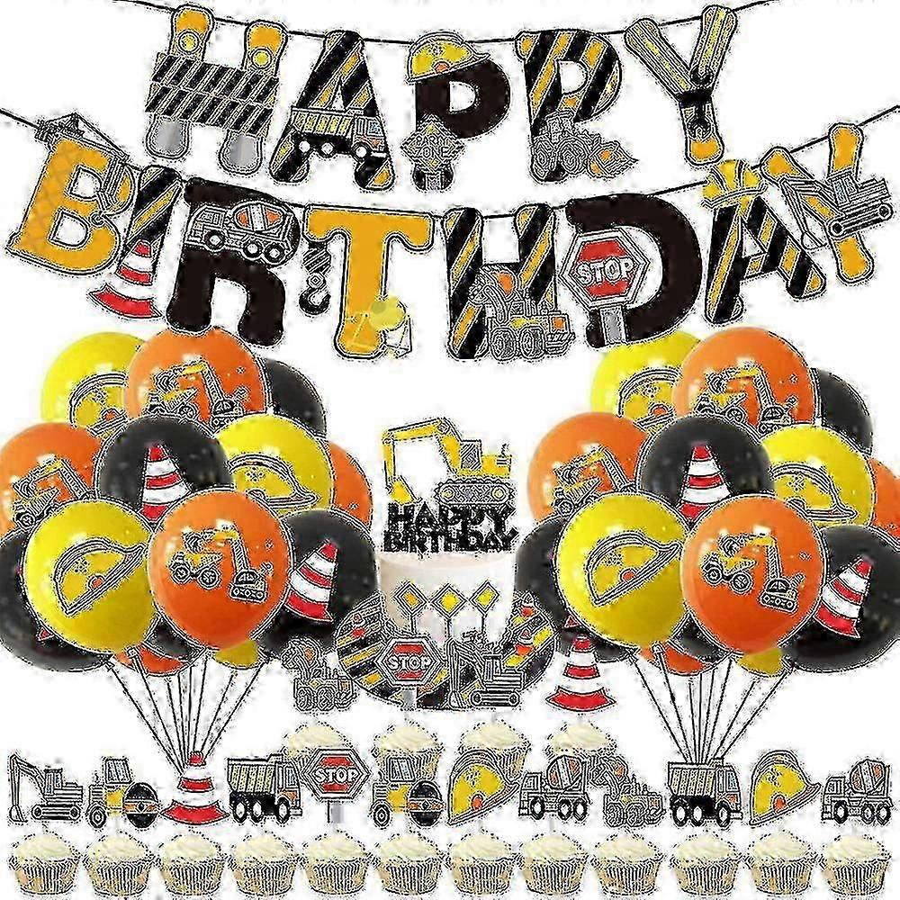 Truck Lover Birthday Decor Kit