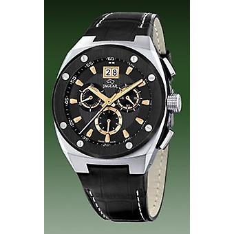 Jaguar J620/5 Quartz analoge man horloge met J620/5 Cowskin armband