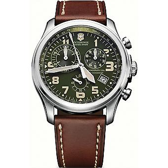 Victorinox infantry vintage Quartz Analog Man Watch with Cowhide Bracelet V241287