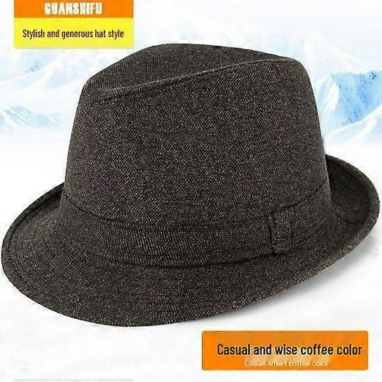 Warm and Stylish Wool Jazz Hat for Winter & Spring