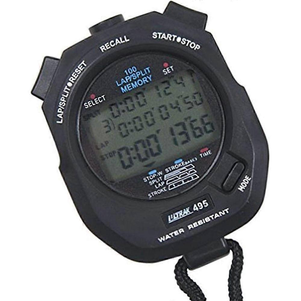 Waterproof Stopwatch Stroke Rate Silent