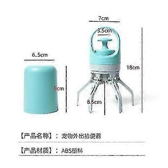Pet Outing Garbage Bag Outdoor Portable Six-claw Shovel Shit Clip Shit Device Poop Picking 2025 DCC