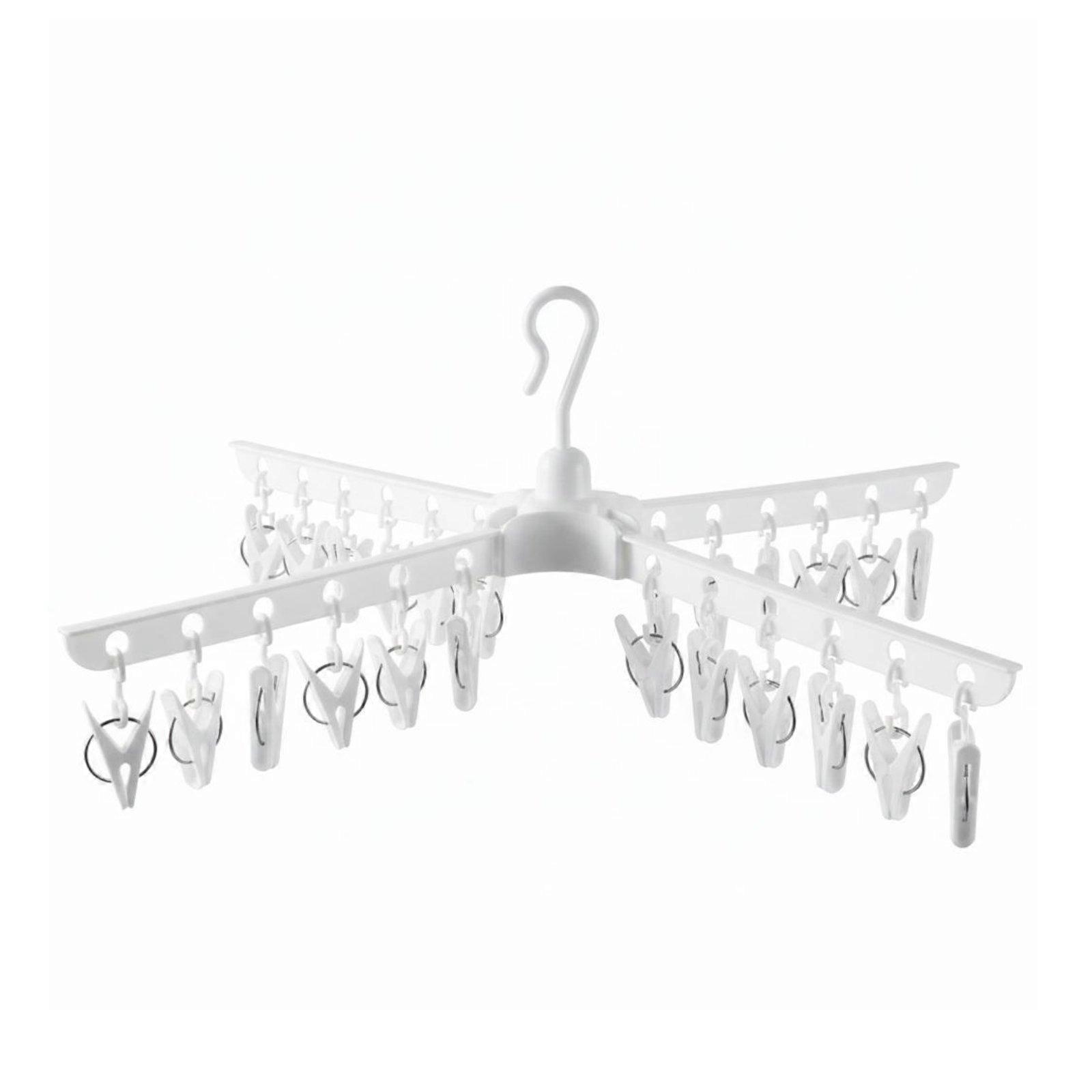 Multi-Tier Foldable Drying Rack Space-Saving Infant Garment Stand Large Capacity