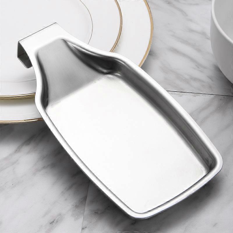 Stainless steel spoon for kitchen spoon, silver