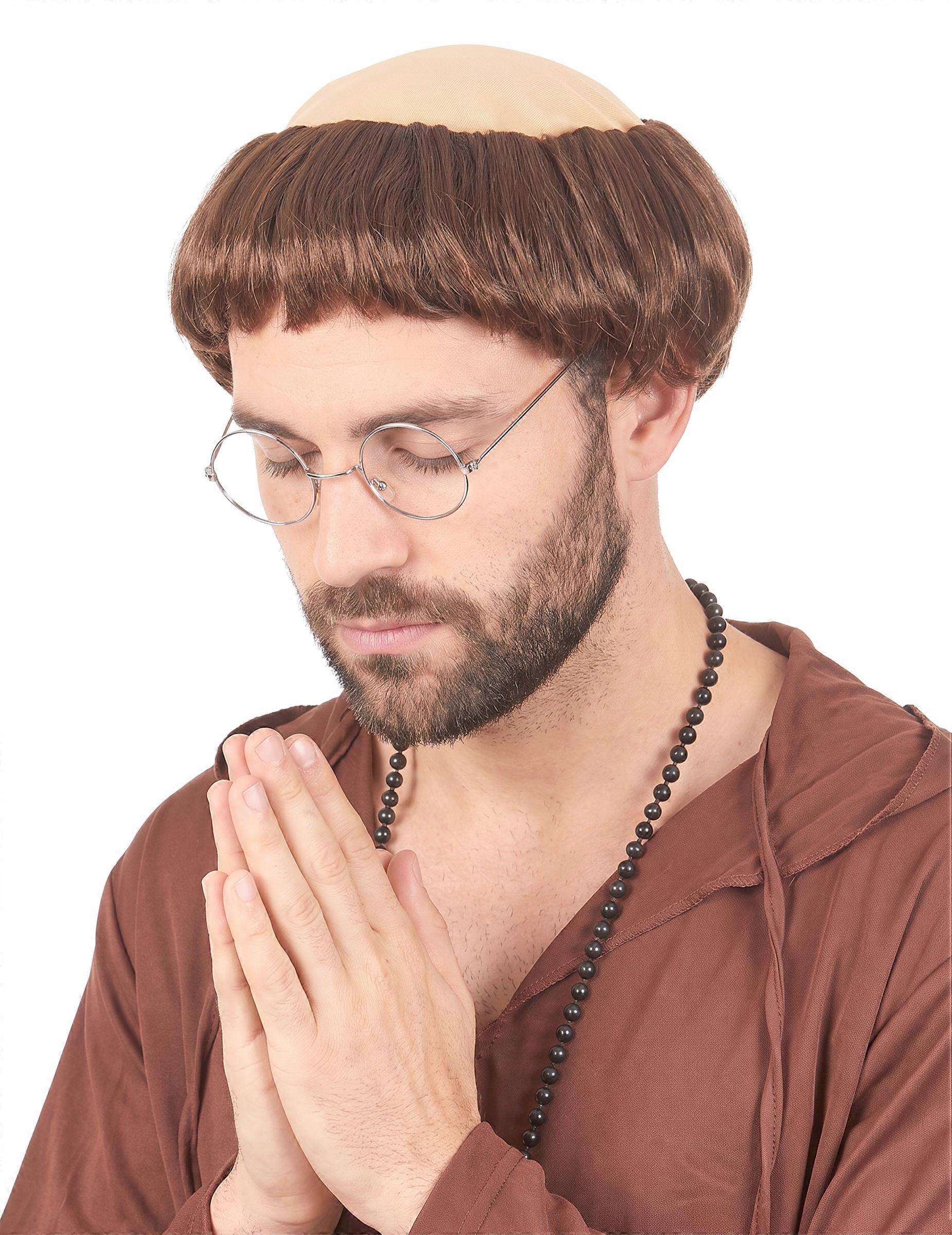 Men's monk wig