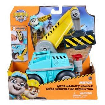 Rubble & Crew Motor Mega Hammer Fordon med Figur, 2 Verktyg