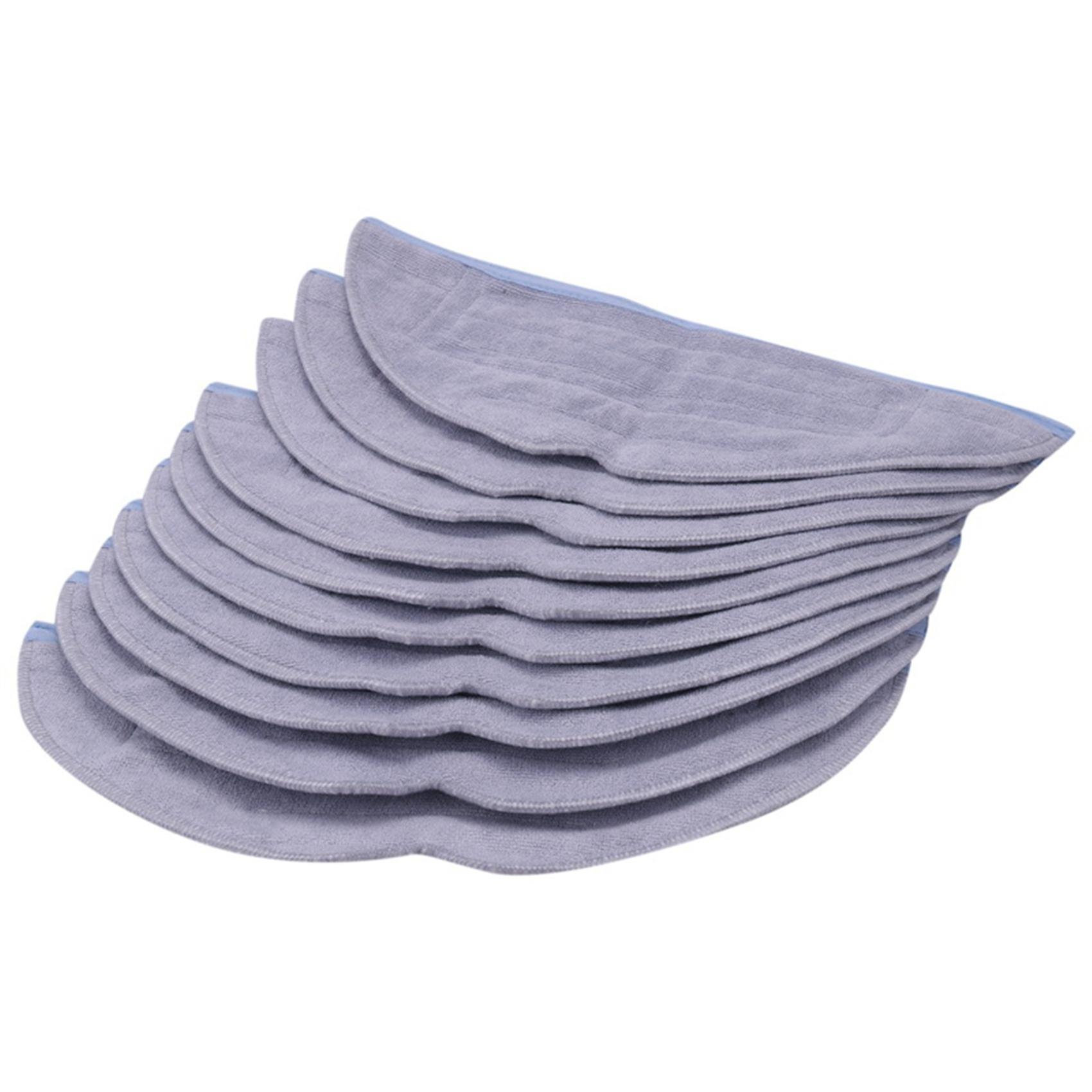 10 Pcs Mop Cloth Pads Replacement for S7 T7S T7 Plus Vacuum Parts Microfiber Soft Pad