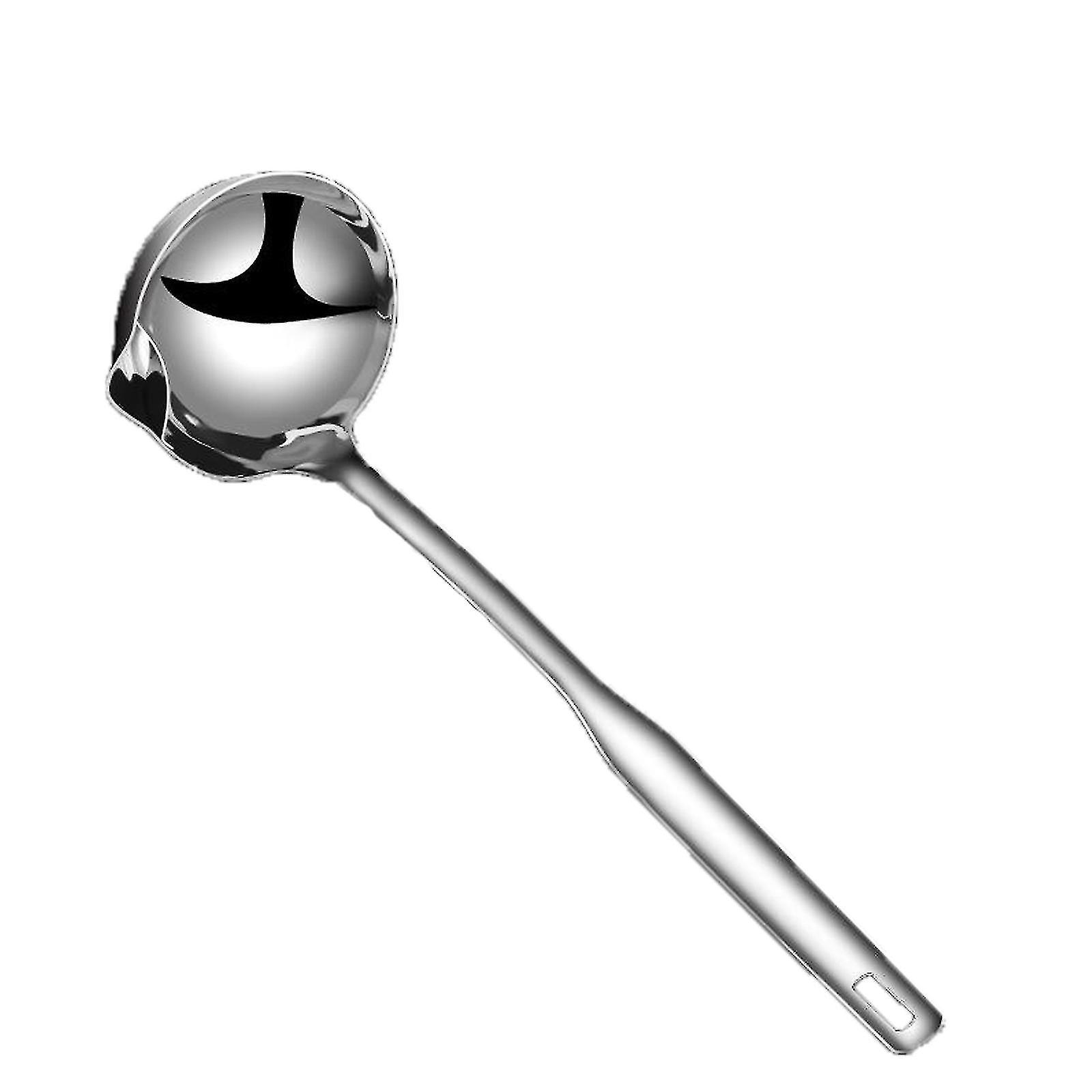 Stainless Steel Oil Separator,soup Ladle,gravy Soup Spoon Oil Filter Spoon For Home Kitchen Cooking