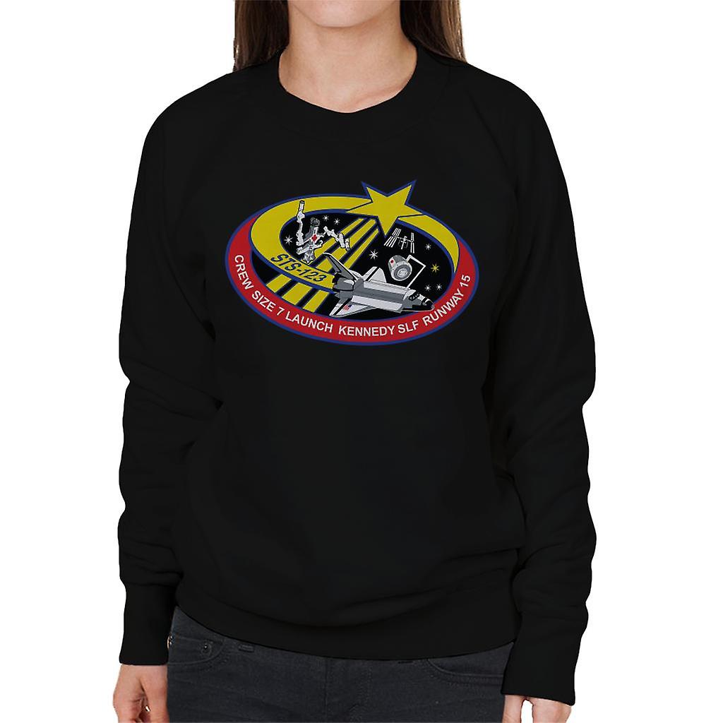 NASA STS 123 Space Shuttle Endeavour Mission Patch Women's Sweatshirt