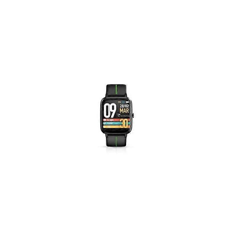 Techmade Smartwatch Move Alum. Gps 1.3" Spacegrey+black/green